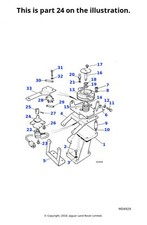 Jaguar Genuine Throttle Potentiometer Adaptor Car Spare Part Fits XJ EAC9567