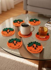 Handmade Crochet Coaster Set