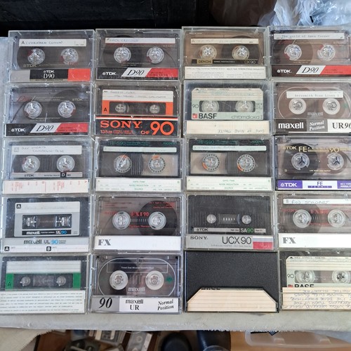 20x used audio cassette tapes - 20x,