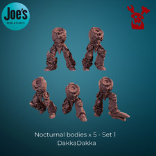 Nocturnal bodies x 5 - Set 1 -