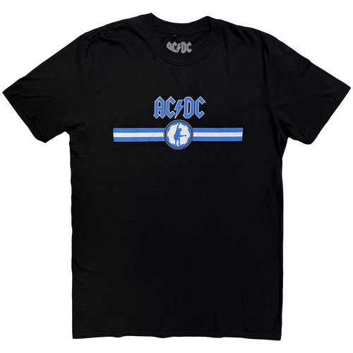Unisex shirt blue - ac/dc,
