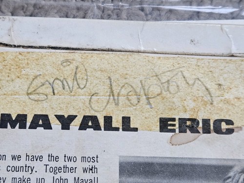 Eric clapton signed john - signed,