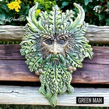 Green Man Garden Wall Plaque