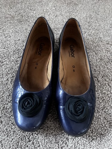 Gabor navy patent leather - navy,