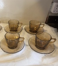 Vintage DURALEX  Petal Smoked