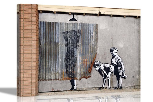 Shower peepers banksy - shower,