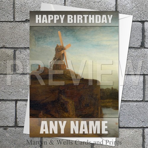Rembrandt greeting birthday - rembrandt, /