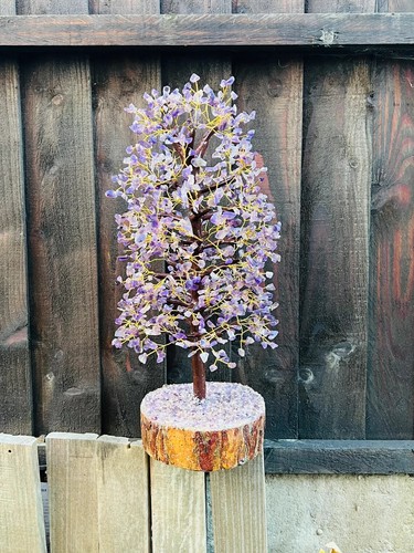 Amethyst crystal tree - crystal, tree,