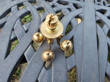 Antique Vintage 400 day gilt pendulum 4 balls ANNIVERSARY CLOCK heavy