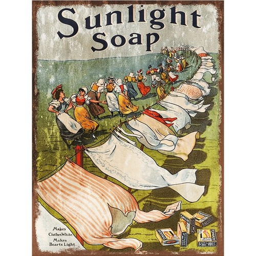 Sunlight soap metal - sunlight, aged