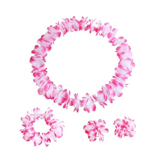 Hawaiian flower garland head - hawaiian,