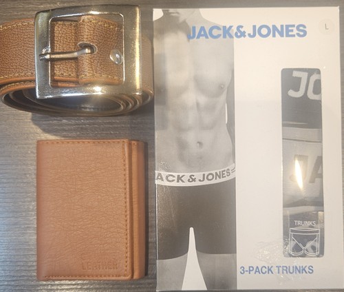 Real leather wallet belt - leather,