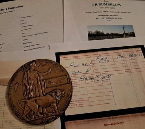 Ww1 death plaque dvr - to,
