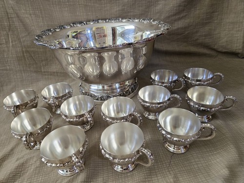 Poole lancaster rose - rose, silver