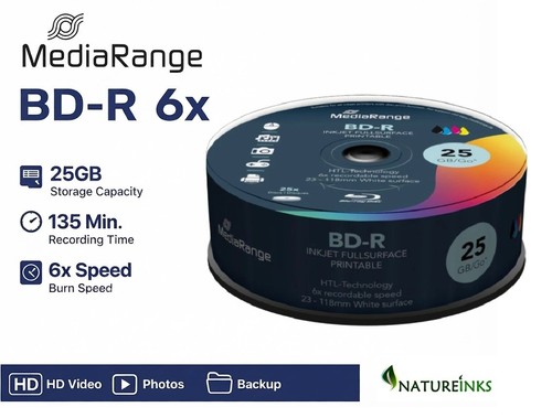 Mediarange blu ray 6x - mediarange,