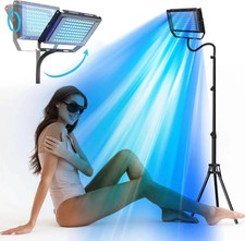 50W Facial Tanning Light Full Blue Sun Solarium Lamp Face Body Tanner For Home