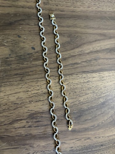Pair gold over - gold, sterling