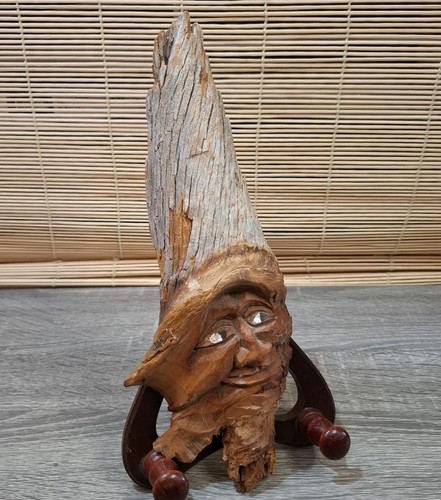 Folk art hand carved wood - art, tree