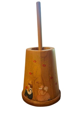Vintage wooden butter - vintage, 16"