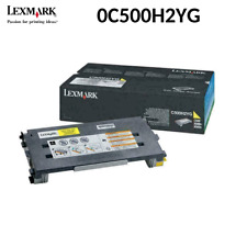 Genuine LEXMARKYellow High Yield Toner Cartridge 0C500H2YG - Open Box