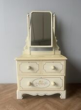 Vintage Antique Painted Small Dressing Table Chest Of Drawers FREE DELIVERY