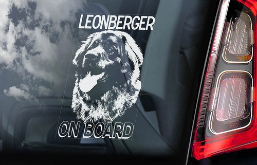 Leonberger car sticker - leonberger,