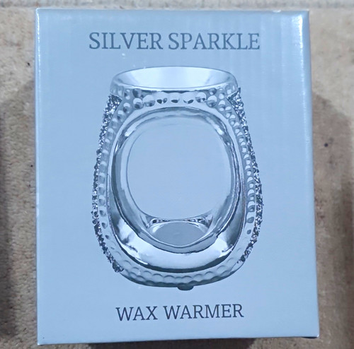 Silver clear sparkle glass - &,