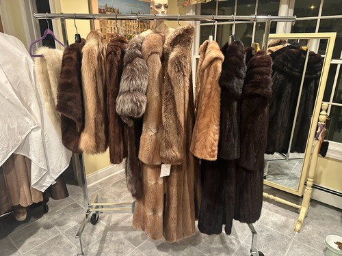 Lot lbs real fur mink - lbs,