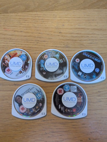 Psp umd movie bundle - bundle, x5