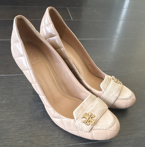 Tory burch beige quilted - beige,