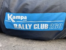 Kampa Rally Club 260 Porch Awning with breathable ground sheet.