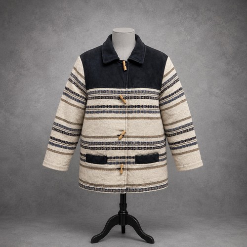 Vintage aztec duffle jacket - duffle,