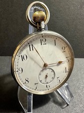 Silver Swiss Made Omega Pocket Watch working