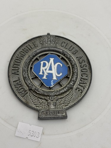 Vintage rac car badge - car,