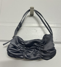 ZARA Black Ruched Chain