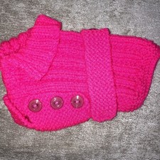 XS Chihuahua/Puppy Cerise pink Jumper/Coat