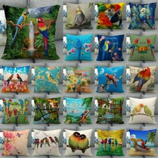 18" Parrot Pillow Covers