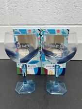 2 x Bombay Sapphire Balloon Glasses  Blue Swirl Boxed Gin Glass FREE SHIPPING