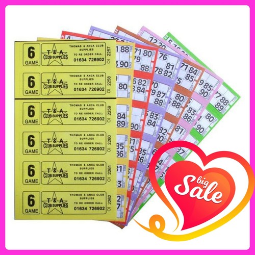 Bingo tickets books - bingo,
