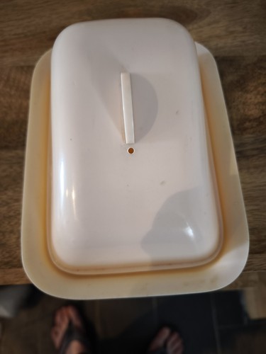 Art deco butter dish - deco,