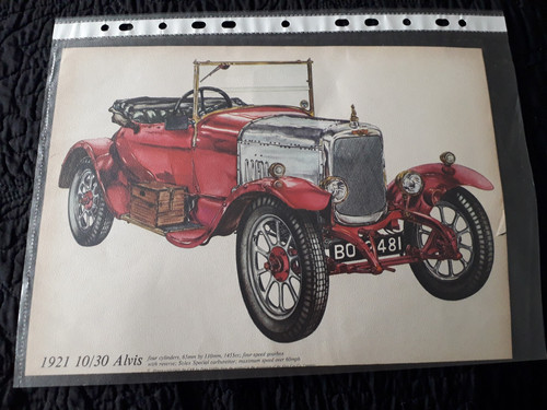 1921 alvis 1455cc - alvis,