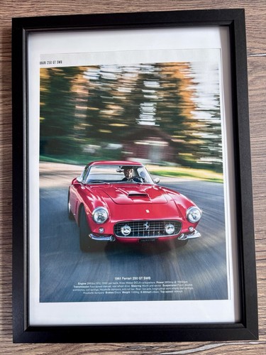 Framed ferrari 250 swb - ferrari,