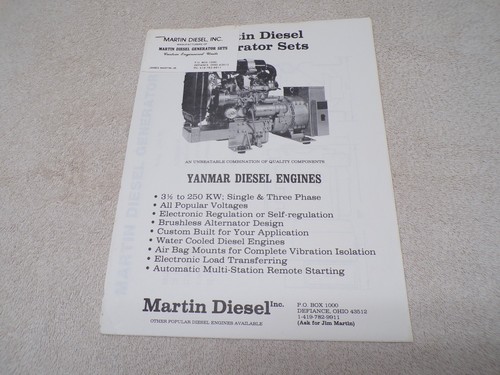 Vintage martin diesel inc - vintage,