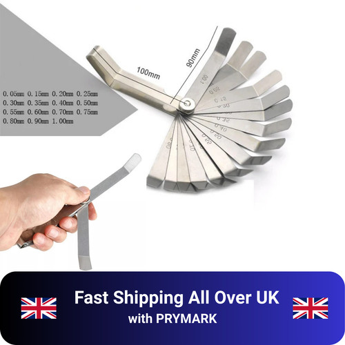 16x feeler gauge set imperial - 16x,