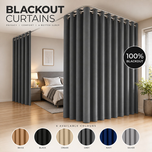 2pc room divider curtain - 2pc,