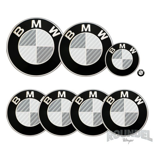 For bmw badge gloss carbon - badge,