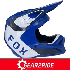 2025 FOX MX Helmet - Fox Racing V1 Lean Blue MIPS Motocross Enduro Helmet