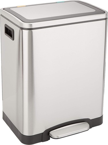 Dual bin rectangular - rectangular, trash