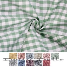 100% Cotton Gingham Fabric
