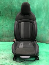 MINI F56 F57 JCW FRONT SEAT PASSENGER HEATED FABRIC CLOTH LEFT NSF 2017-2021